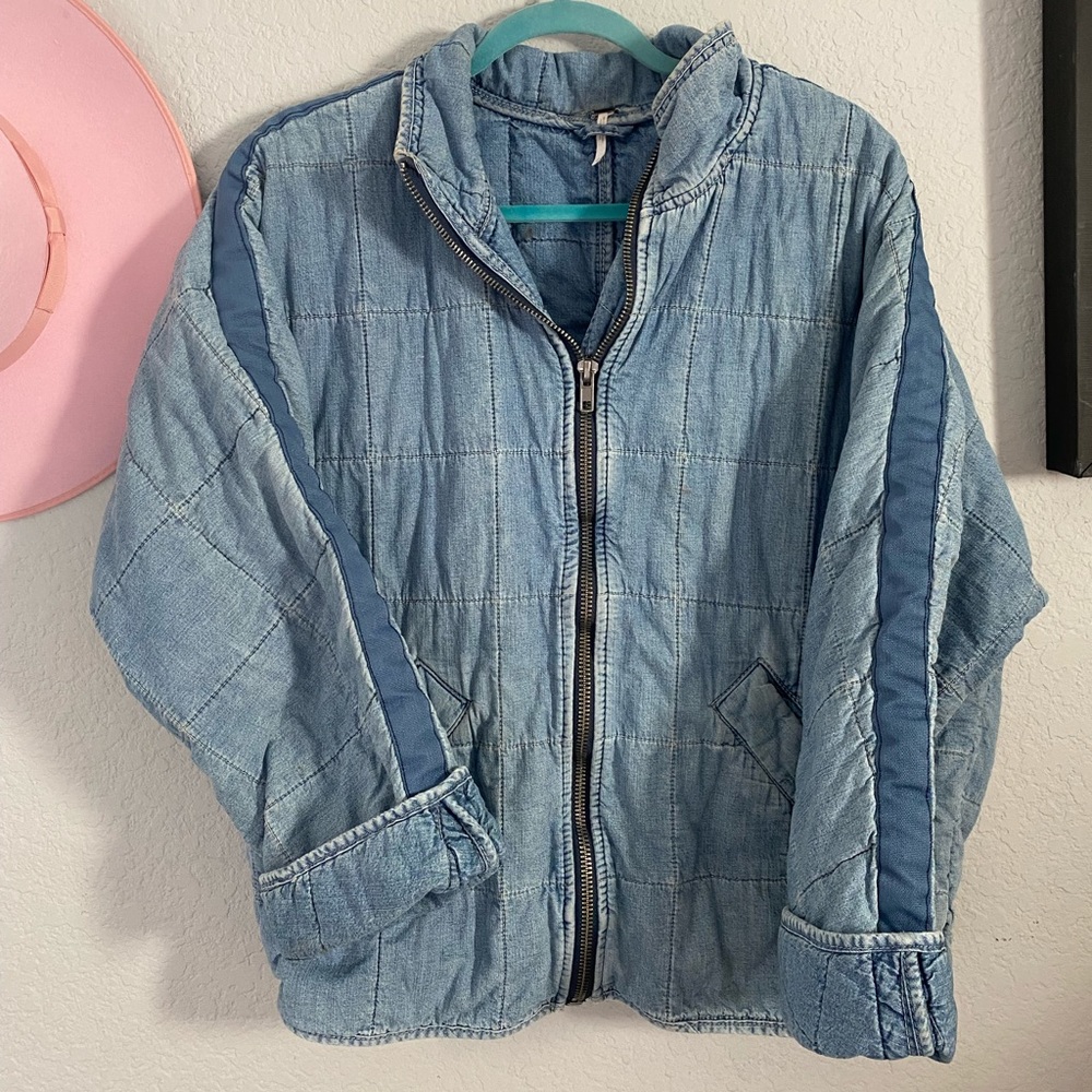 Free people dolmen quilted jacket
